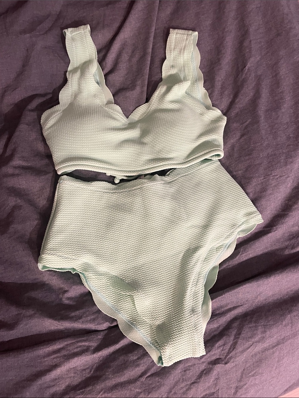 Seafoam color bikini